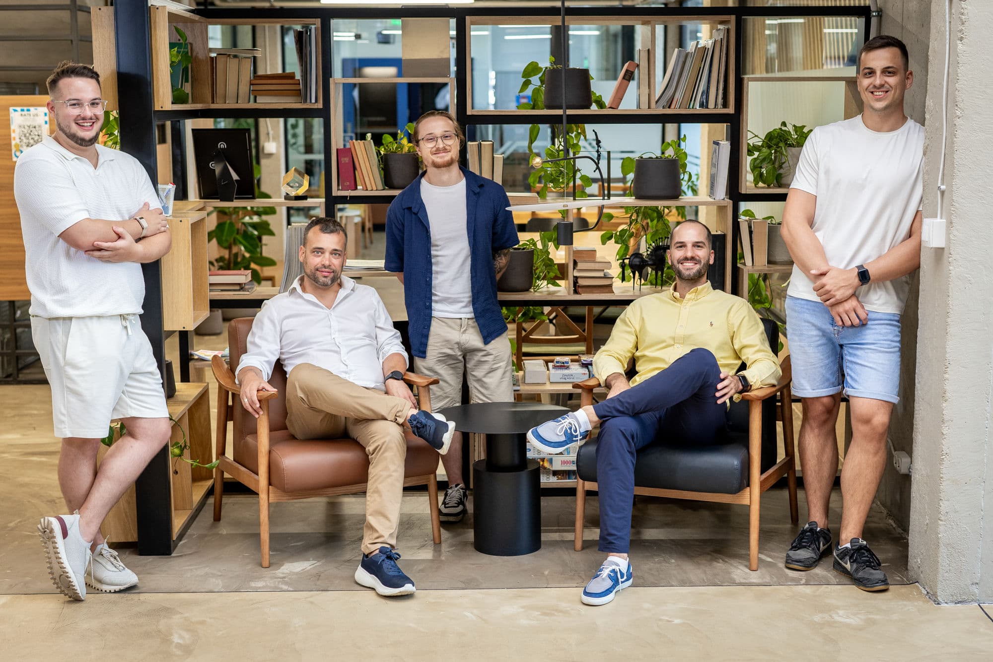 The Avorado team in their Budapest office